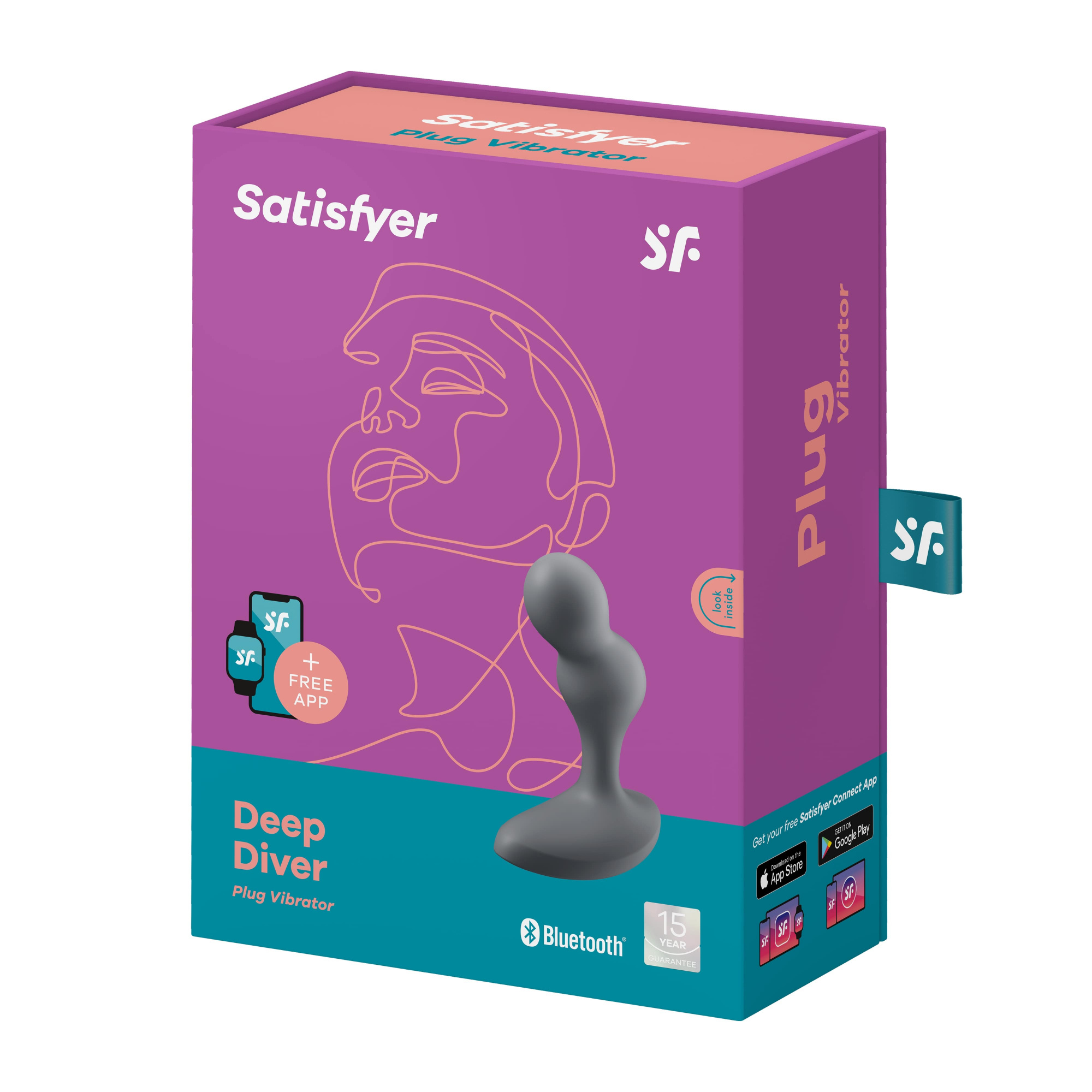 Анальный вибростимулятор Deep Driver (черный) в магазине ESEXTOYS