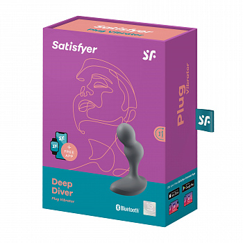 Анальный вибростимулятор Deep Driver (черный) в магазине ESEXTOYS