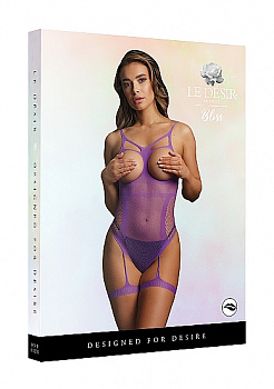 Боди с открытыми чашками и гартерами - O/S в магазине ESEXTOYS