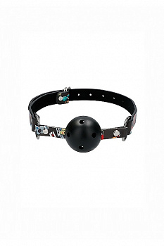 Кляп Breatheable Ball Gag Old School Tattoo Style в магазине ESEXTOYS