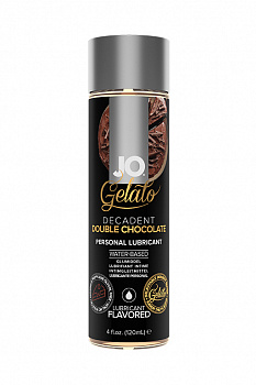 Вкусовой лубрикант "Яркий вкус двойного шоколада" / Gelato Decadent Double Chocolate 4oz - 120 мл. в магазине ESEXTOYS