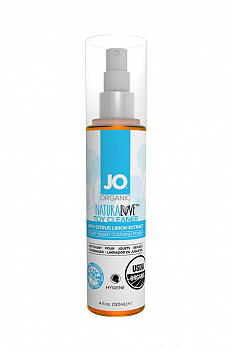 Чистящее средство для игрушек / JO Organic Toy Cleaner Fragrance Free 4oz - 120 мл. в магазине ESEXTOYS