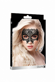 Кружевная маска ручной работы на глаза Princess Black Lace Mask в магазине ESEXTOYS