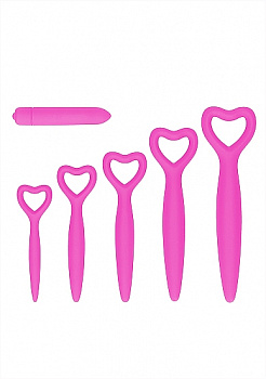 Набор вагинальных расширителей с вибропулей Silicone Vaginal Dilator Set в магазине ESEXTOYS