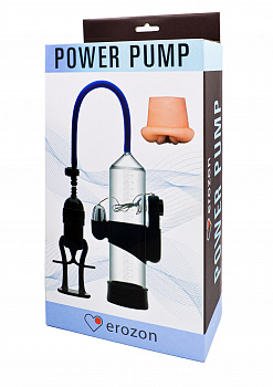 Вакуумная помпа  Erozon Penis Pump с вибрацией в магазине ESEXTOYS