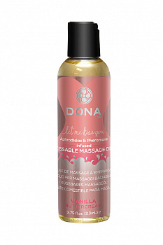 Массажное масло для поцелуев с феромонами "Ванильный крем" / Kissable Massage Oil - 110 мл. в магазине ESEXTOYS
