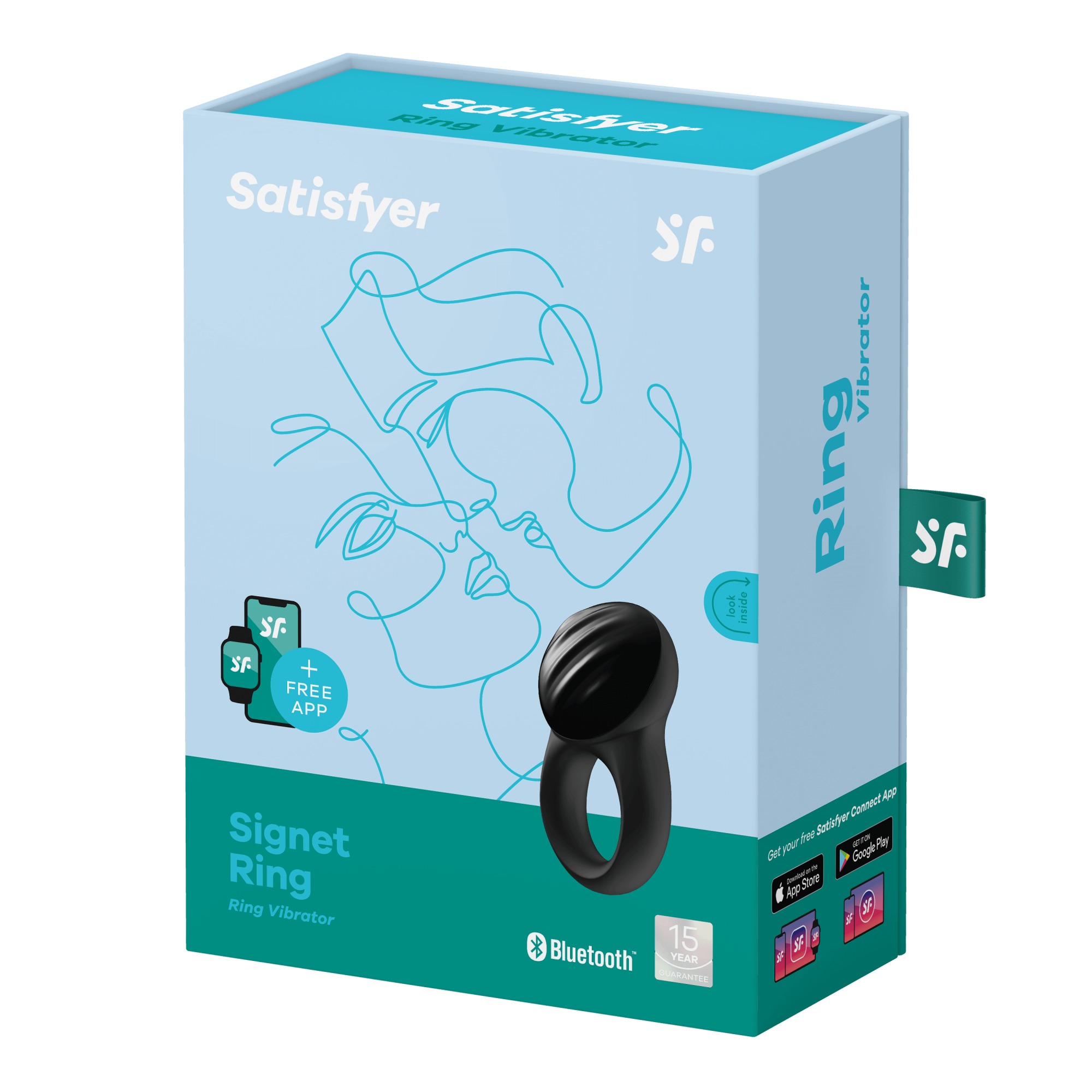 Эрекционное кольцо Satisfyer Signet Ring  с возможностью управления через приложение в магазине ESEXTOYS