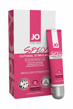 Возбуждающий гель для клитора / JO Spicy - 10 мл. в магазине ESEXTOYS