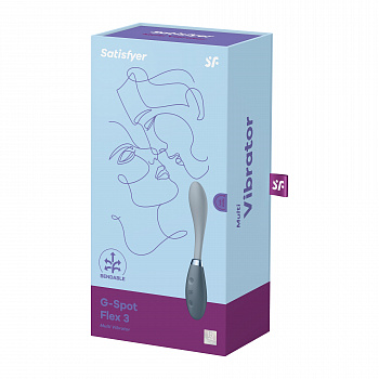 Вибромассажер G-Spot Flex 3 (grey) в магазине ESEXTOYS