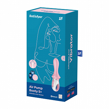 Вибромассажер Air Pump Booty 5 Connect App (red) в магазине ESEXTOYS
