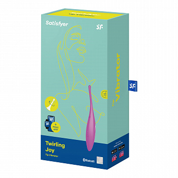 Перезаряжаемый точечный вибромассажер Twirling Joy (фуксия) в магазине ESEXTOYS