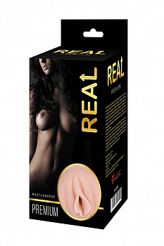 Реалистичный односторонний мастурбатор Real  Women Dual Layer с двойной структурой 15,5х8,2 см в магазине ESEXTOYS